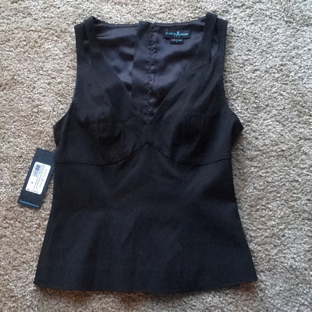 Black Guess by Marciano sleeveless top, size 4
